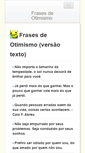 Mobile Screenshot of frasesdeotimismo.net
